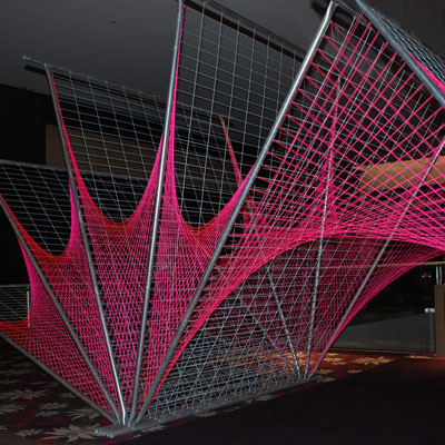 Temporary Fence Sculpture